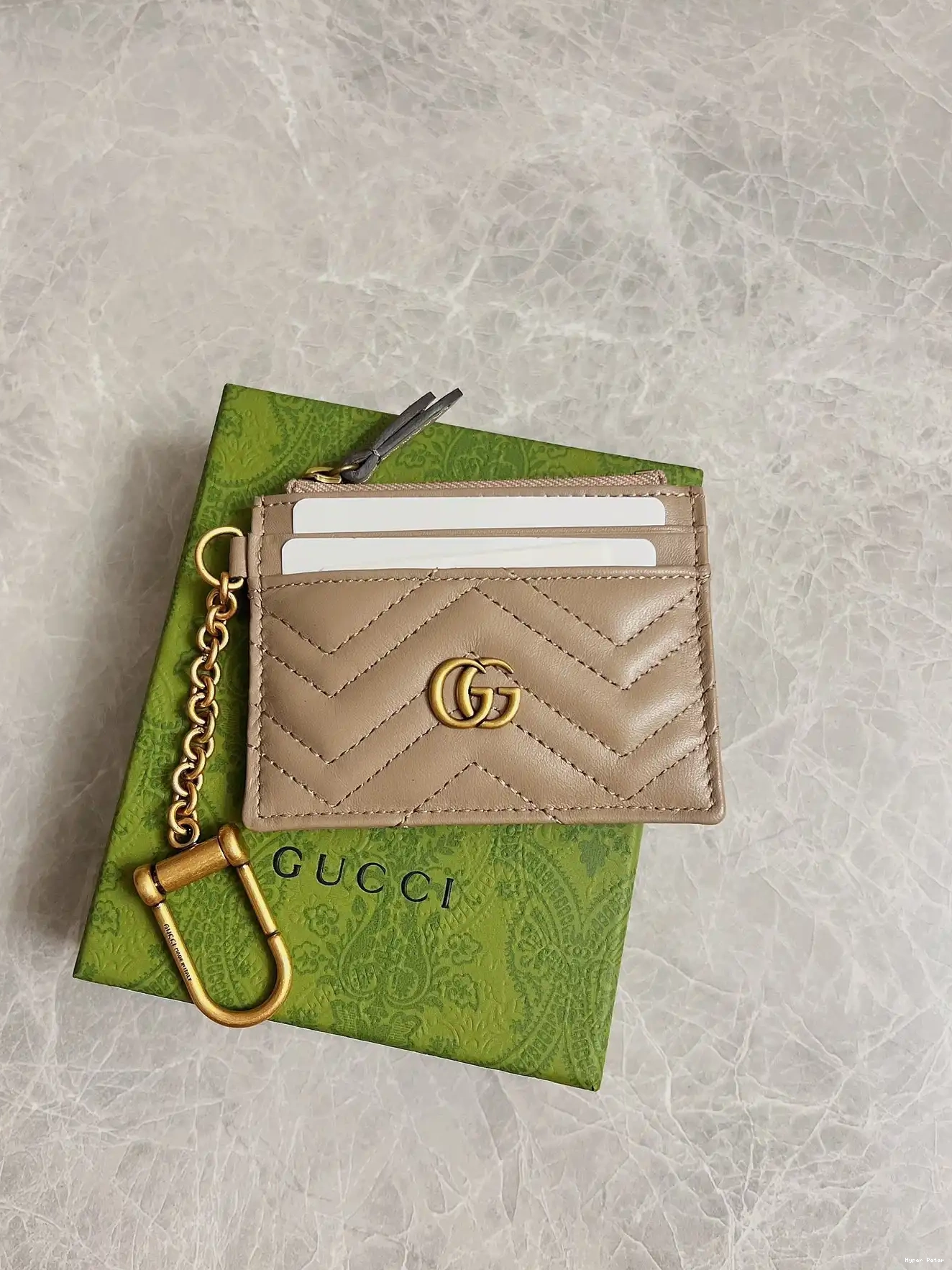 Hyperpeter GG Marmont wallet Gucci keychain 0704